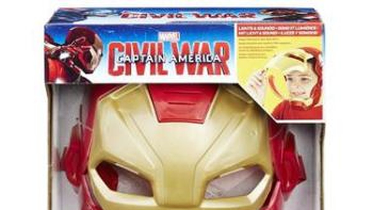 Är du mer av ett Iron Man fan – då är den här elektroniska masken något för dig.